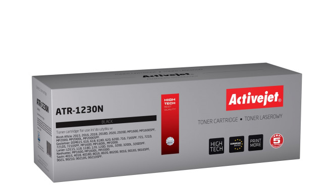 Activejet ATR-1230N tooner (asendus Ricoh 1230D 885094; Supreme; 9000 lehte; must)