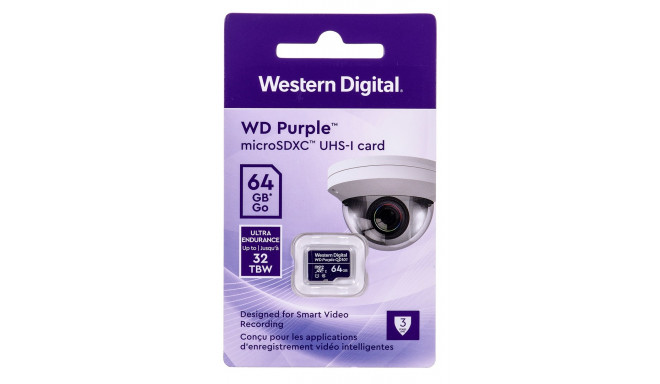 Western Digital WD Purple SC QD101 memory card 64 GB MicroSDXC Class 10