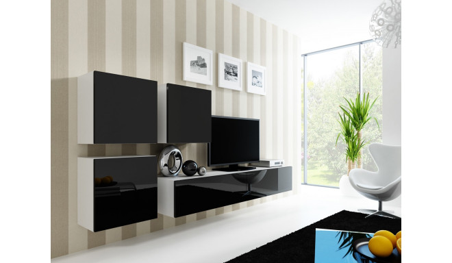 Cama Square kapp VIGO 50/50/30 valge/must läikiv