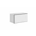 Cama full storage cabinet ROCO RO3 75/37/39 white/black/white