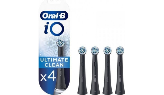 Oral-B iO Ultimate Clean Black replacement brushes, black, 4 pcs.