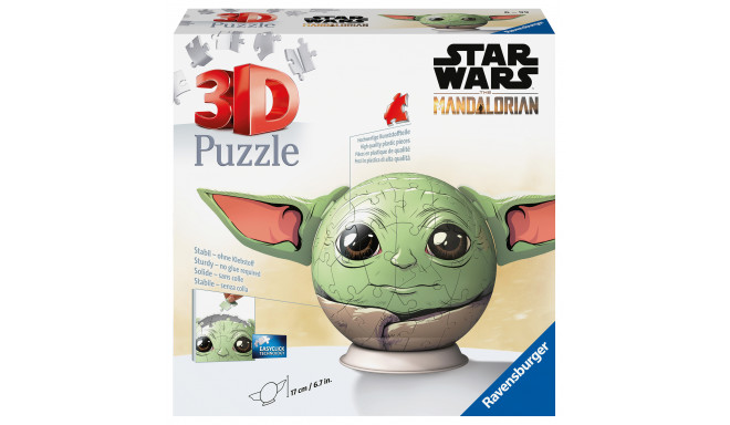 Ravensburger 3D puslepall 72 tk Star Wars Mandalorian Grogu