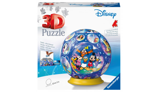 Ravensburger 3D puslepall 72 tk Disney tegelased