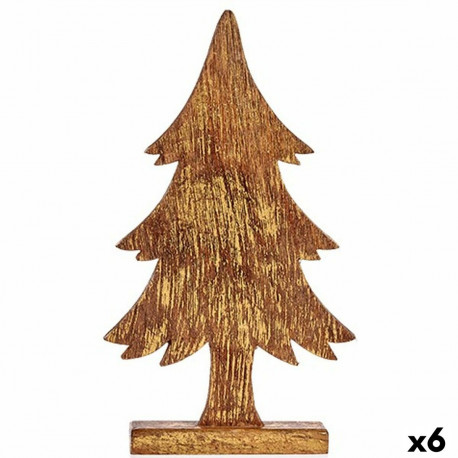 Decorative Figure Krist+ 1122 1122 Golden Christmas Tree 5 x 39 x 22 cm (6 Units)