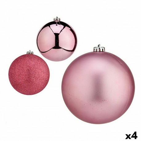 Set of Christmas balls Krist+ 00785 00785 Pink (4 Units)
