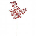 Branch Glitter Red Metal Plastic 41 x 75 x 2,5 cm (12 Units)