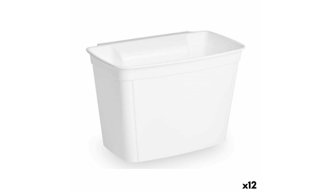 Prügikotihoidja Kinvara 02 001 02 001 Valge Plastmass 4 L (12 Ühikut)