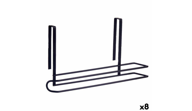 Köögipaberi hoidja Kinvara W6128-6 PDQ W6128-6 PDQ Must Metall Raud 34 x 17,3 x 10,5 cm (8 Ühikut)