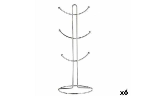 Cup hanger Kinvara W3154-1 W3154-1 Silver Metal 16 x 39 x 16 cm (6 Units)
