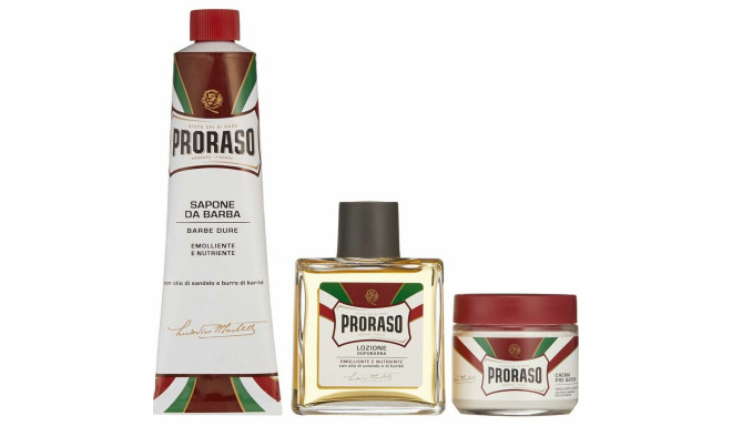 Raseerimise komplekt Proraso Red Vintage Primadopo 3 Tükid, osad