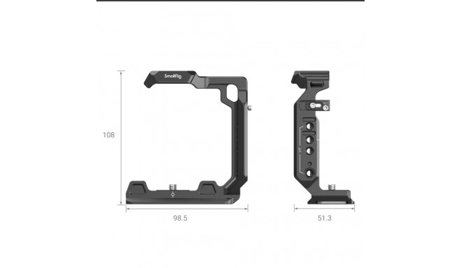 SmallRig 3639 Half Cage for Sony Alpha 7 IV/Alpha 7S III/Alpha 1/Alpha 7R IV