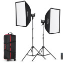 Godox SL100D LED Video Light Two Light Kit