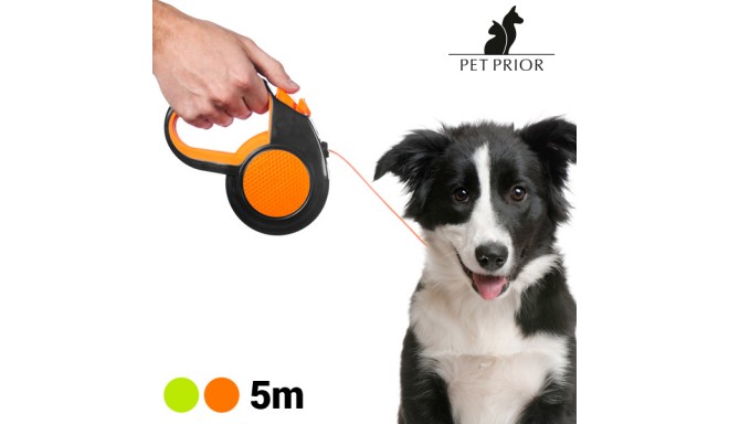 Раздвижной Поводок для Собак Pet Prior (5 м) (Оранжевый)