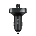 Baseus transmiter FM T Shaped S-09 Bluetooth MP3 car charger black