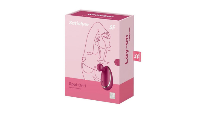 SATISFYER SPOT-ON 1 LAY-ON VIBRADOR CEREZA 1UN