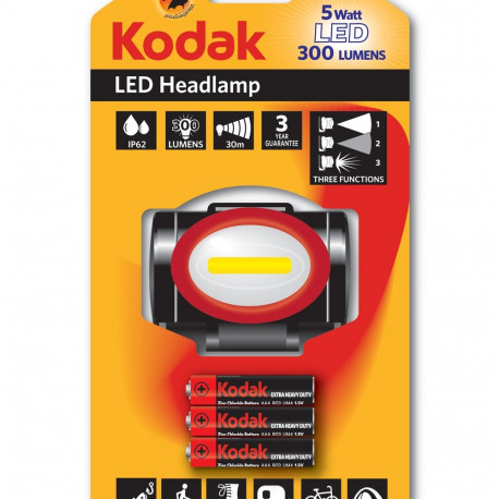 KODAK HL03 LED Stirnlampe 5W/300Lm