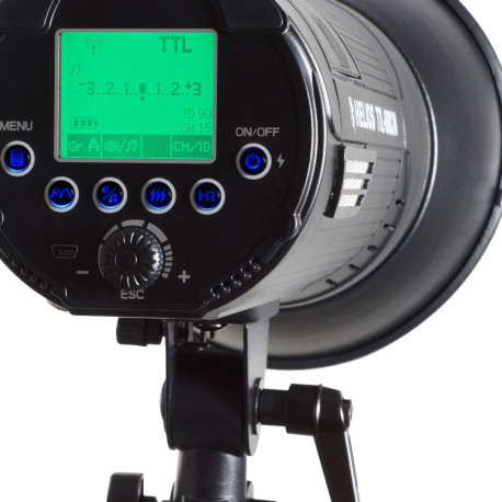 HELIOS TTL-600C/N Studio-Akkublitz