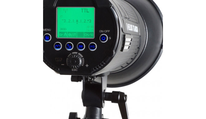 HELIOS TTL-600C/N Studio-Akkublitz