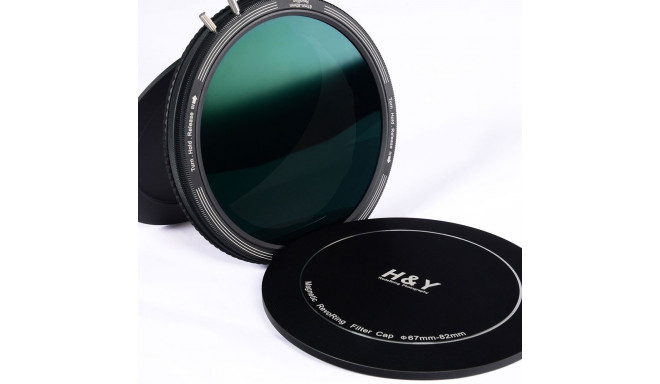 H&Y REVORING 58-77mm Front- und Rückdeckel