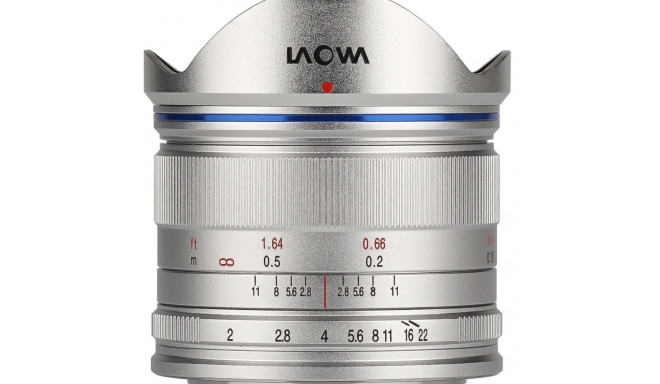 LAOWA 7,5mm f/2,0 für MFT, silber