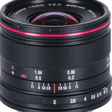 LAOWA 7,5mm f/2,0 drone - MFT, schwarz