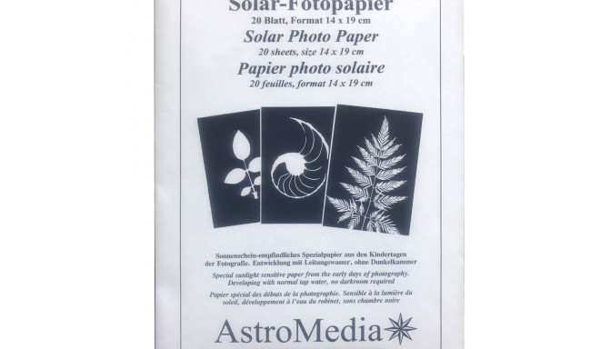 Solar-Fotopapier 20 Bl., 14 x19cm