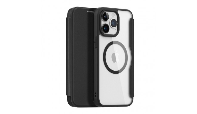 DUX DUCIS wallet case SKIN X PRO compatible with MagSafe for IPHONE 15 Pro black