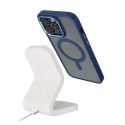 Color Edge Mag Cover case compatible with MagSafe for IPHONE 13 navy blue