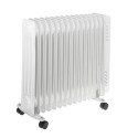 Adler AD 7819 electric space heater Indoor White 2500 W Oil electric space heater