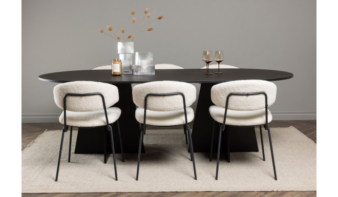 Söögitoa komplekt Bootcut&Chico 6 tooli