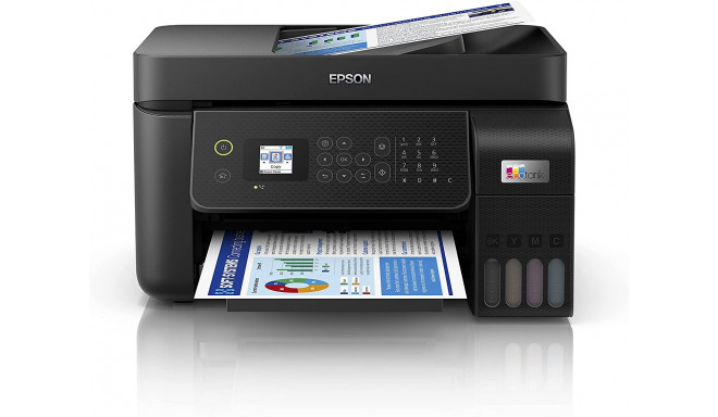 Epson EcoTank ET-4800, multifunction printer (black, scan, copy, fax, USB, LAN, WLAN)