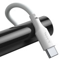 Baseus 2x USB kabel - USB Type C rychlé nabíjení Power Delivery Quick Charge 40 W 5 A 1,5 m bílý (TZ