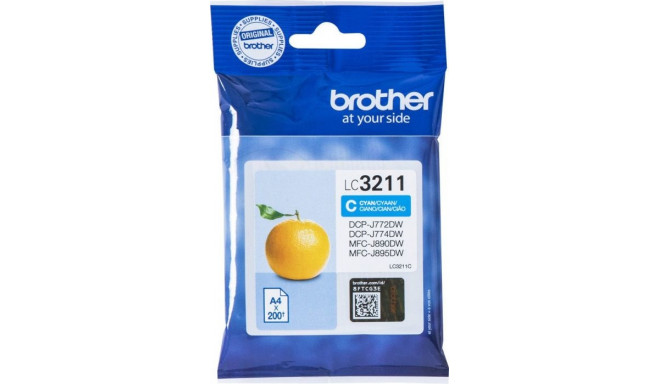 Brother tint LC-3211C, tsüaan