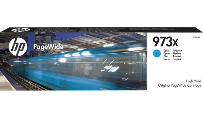 HP tint No. 973X F6T81AE, tsüaan
