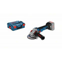 Bosch Cordless Angle Grinder GWS 18 V-10 PSC Professional (blue / black, L-BOXX, without battery and