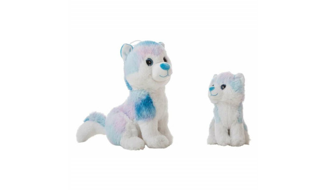 Pūkaina Rotaļlieta Zils Husky 28 cm