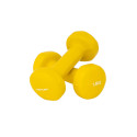 Hantlid TUNTURI Vinyl Dumbbells 1.5kg, kollased