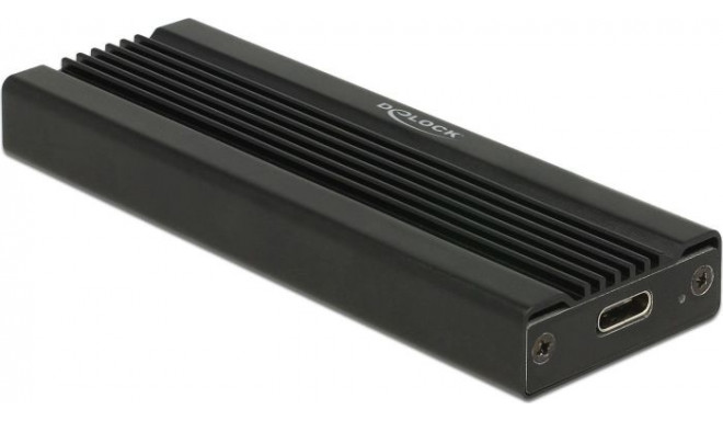 DeLOCK External enclosure for M.2 NVMe PCIe SSD, drive housing (black, (with Super Speed USB 10 Gbps
