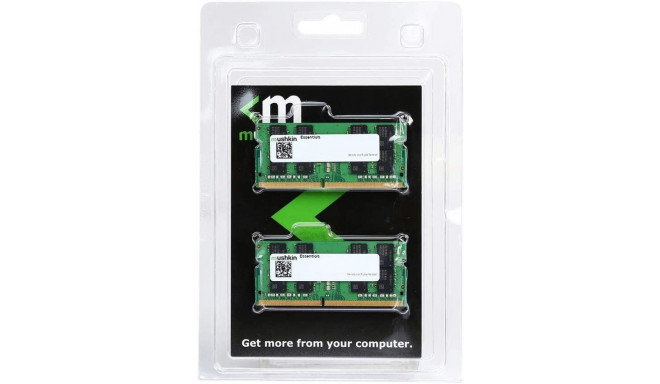 Mushkin DDR4 - 64 GB -2933 - CL - 21 - Dual Kit, Essentials (MES4S293MF32GX2)