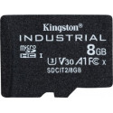 Kingston mälukaart microSDHC 8GB 20/90 Industrial SP SDHC