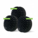 Premium urbju birste profesionālai tīrīšanai 3pcs.- īpaši stingra, melna, 13 cm