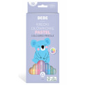 Värvipliiats BEBE Pastel FSC100 pastelsed toonid 12tk Interdruk