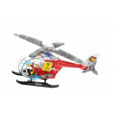 Blocki MyFireBrigade Helicopter and Control Tower / KB0812 / Constructor with 129 parts / Age 6+