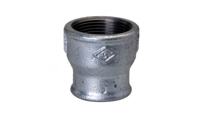 BRASS COUPLING 1 1/4X1 ZN V/V