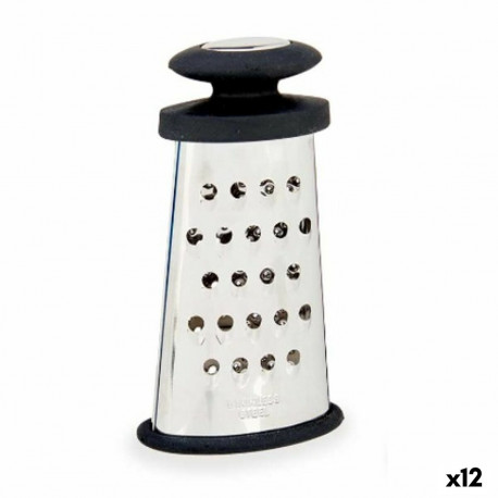 Grater Kinvara KT1210376 KT1210376 Black Silver Stainless steel TPR 9 x 15,5 x 4,2 cm 8,2 x 15,5 x 4