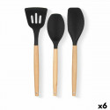 Köögitarvete Komplekt Puit Silikoon (6 Ühikut) Köögitarvete Komplekt Puit Silikoon (6 Ühikut)
