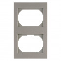FRAME VILMA XP500 2-GANG V MET