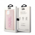 Original faceplate case KARL LAGERFELD KLHCP15S3DMBKCP for iPhone 15 (3D Logo Glitter  / pink) Original faceplate case KARL LAGERFELD KLHCP15S3DMBKCP for iPhone 15 (3D Logo Glitter  / pink)
