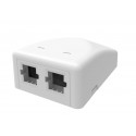 Seinakarp 2-le RJ45 Cat5e/Cat6 pesale SL