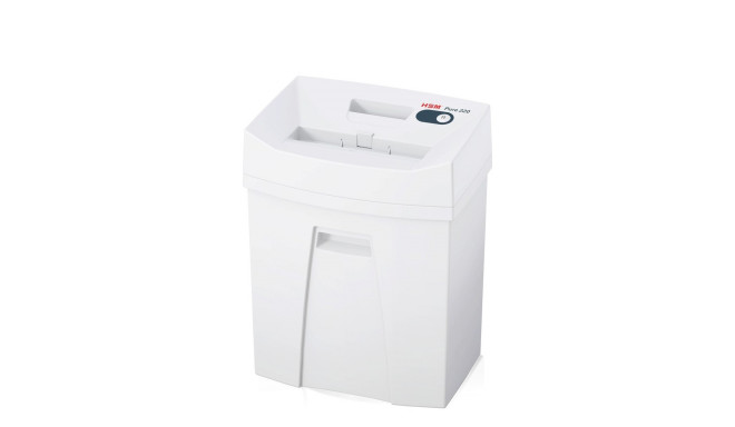 HSM Pure 220 paper shredder Particle-cut shredding 22.5 cm White